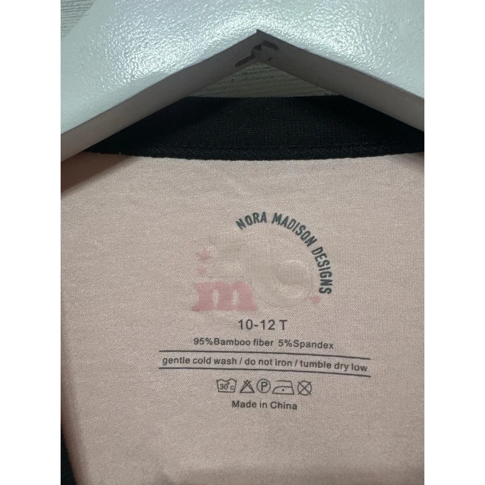 Nora‎ Madison Designs Hocus Pocus Sleep Shirt Kids 10-12T Pink Bamboo NWT